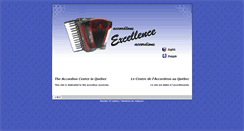Desktop Screenshot of accordeonsexcellence.com
